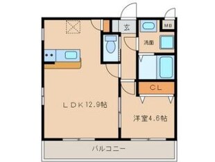 甚目寺駅 徒歩4分 3階の物件間取画像